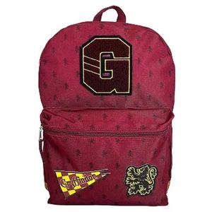 NWT BURGUNDY HARRY POTTER GRYFFINDOR BACKPACK
